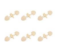 6 Sets Sew on Toggle Buttons Resin Horn Buttons for Winter Coat Bags Clothes Type D