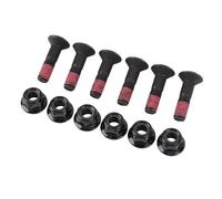 6 Sets Sprocket Bolt and Nut Kit M8 X 32mm Iron Motorcycle Sprocket Bolts Nuts Kit for YZ YZF, KX KXF, RM RMZ with Dirt Bike Sprocket Bolts Nuts Kit