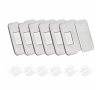 6 Sets Strong Magnetic Cabinet Door Catch Closer, Punch-Free Stainless Steel Adhesive Drawer Magnets, Ultra Thin Invisible Wardrobe Door Catch for Kitchen Cupboard Closet Internal Doors