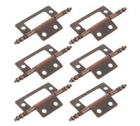 6 Sets Sturdy Iron Cabinet Door Hinge, Long Service Life | Practical Hardware for Kitchen Cabinet Installation and DIY Woodworking, Stable Movement for Homeowners and Carpenters