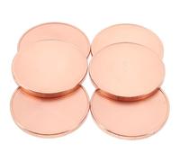 6 Sets Threaded Edge Engravable Brass Challenge Coin for Collectors