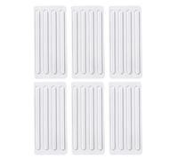 6 Sheets/24PCS 10.2 x 0.6cm Clear Silicone Heel Grips, Self Adhesive Anti Slip Shoe Strips, Soft Shoe Inserts for High Heels, Sandals, Prevent Heel Slipping