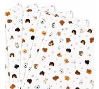 6 Sheets Cute Dog Wrapping Paper, Playful Puppy Doodle Print Gift Wrap, Dog Design Paper Sheets, Birthday Party Present Packing for Women Men Girls Dogs Lovers, 19x27 Inch