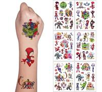 6 Sheets of Children's Tattoos, Temporary Tattoo Set, Children's Tattoos, Waterproof Children's Tattoo Stickers, Children's Tattoos Stickers for Gift Bags, Children's Birthday Party Bags, Girls Boys