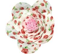 6 Sheets of Edible Beautiful Watercolour Flower Patterned Printed Wafer Paper by CDA products - Create Fantastic Effects on Any Cakes or Make Your own Decorations and Toppers.