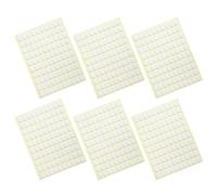 6 Sheets Oval Double Sided Adhesive Nail Tip Stickers | White Practical Tool Sheets, Strong Hold, Time Saving, Versatile Use, Press on Nail Organiser