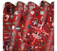 6 Sheets Stranger Theme Wrapping Paper (70cm X 50cm), Gift Wrap Paper Perfect for Birthday Party Christmas