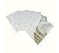 6 Sheets x 600pcs Mirror Mosaic Self Adhesive,Mini Mirror Tiles, Disco Ball Mirror Tiles DIY Craft Decoration (5x5mm, Silver)