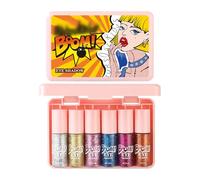 6 Shimmering Liquid Eyeshadows Multipurpose Eye Glittering Set Quick Drys For Day To Night Looks Glittering Eye Makeup