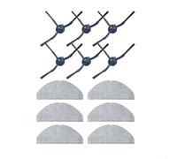 6 Side Brushes 6 Mop Cloths for Eufy for l60 for g50 for hybrid