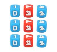 6 Sided Dice Set Cartoon Lightweight with Interactive Fun | Engaging cartoon dice set for board games and digital teaching with unique eye catching design