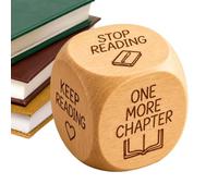 6 Sided Dice Wooden Reading Decision Dice