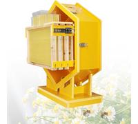 6-Sided PVC Beehive, Pull-Out Frames, Insulated, Safety Protection for Beekeeping Enthusiasts & Bee Farm