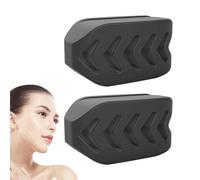 6 Silicone Jaw Trainer, Sculptor to Improve Jaw Line, Sports Jaw Trainer with Improved Function for Home, Face Muscle Trainer for Toning Face Shaping, Jaw Muscle Trainer