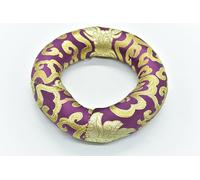 6" Silk Brocade Ring Cushion Pillow for Tibetan Singing Bowl~Best for Bowl size 7"-8" (Brown)