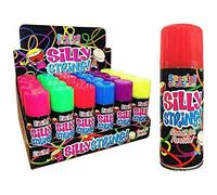 6 Silly String Party Spray Birthday Wedding Celebration Crazy Streamer 200ml Can
