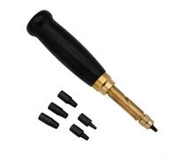 6 Size Hole Puncher for Leather and Paper Crafting, Automatic Tool for Effortless Hole Making in Various Applications (B)