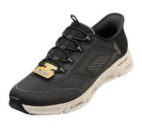 (6) Skechers Glide-step Gratify-pace Vegan Womens Slip On Trainers in Black Gold