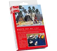 OO/HO Small boats set (6 pieces) for water scenery - Busch 1157 -free post F1