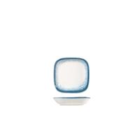 6 Small Plates Jupiter Square Cm10 Porcelain