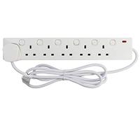 6 Socket individually switched extension