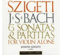 6 Sonatas and Partitas for Solo Violin (Szigeti) CD 2 discs (2003) NEW