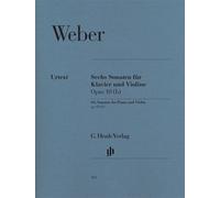 6 Sonatas for Piano and Violin op. 10 (b) piano and violin Weber G. Henle Verlag