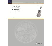 Six Sonatas cello and basso continuo Antonio Vivaldi Schott Music