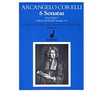 6 Sonatas: from op. 5. treble recorder and piano.