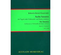 6 Sonatas Volume 2 (No. 4-63) : for bassoon (Violoncello) and Bc