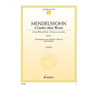 6 Songs Without Words op. 67 piano (easy - intermediate) Mendelssohn Bartholdy S