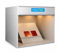 6 Source Color Assessment Cabinet D65 TL84 LED Light Box for Textile Printing Quality Control Accurate Color Matching Inspection Booth Standard Visual Environment