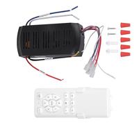 6 Speed Fan Remote Control with Wall Mount Holder Timer Function Ceiling Fan Control for Home Offices Hotel Easy Setup Light Controller