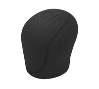 6 Speed Gear Knob Cover,Universal Elastic Silicone Car Shift Knob Gear Stick Cover Head Upgraded TPU Silicone Head for Manual Transmissions Car Gear Shift Black