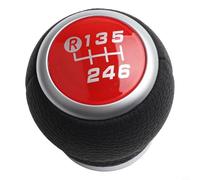 6 Speed Manual Gear Shift Knob for BRZ, 86, For Scion FR-S 13-20 - Red Plastic Interior Car & Truck Part fit for Manual Transmission