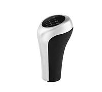 6 Speed Stylish Silver Plastic Gear Shift Knob Head Fit for E30 E32 E36 E46 E39 E34 Z3 E90 E91 E92 X1 X3 X5 2.2" X 4" for Aftermarket Replacement