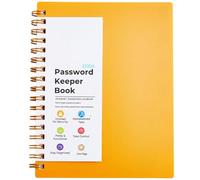 6 Spiral Notebook Password Keeper Book Index Writing Pad Journal Notebook Office School Supplies