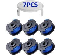 6 Spool Weed Trimmer Line 0.065" 99Ft - Fits Ryobi One+ Ac14Rl3A, 18V/24V/40V Auto-Feed String Replacement (Includes 1 Cap)