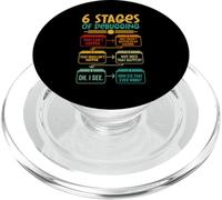 6 Stages Of Debugging Computer Programming Coding PopSockets PopGrip for MagSafe