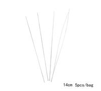 (6) Stainless Steel 5Pcs Opening Curved Beading Needles Tools Pins for bead Threading String Cord Easy DIY Jewelry Findings Making