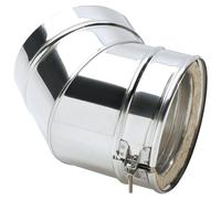 6" Stainless Steel Twin Wall Flue 30° Elbow