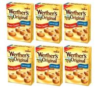 10 WERTHERS ORIGINAL SUGAR FREE BUTTER CANDIES 42G FLIP BOXES Birthday Gift