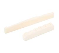 6 String Acoustic Guitar Bone Bridge Saddle and Nut Made of Real Bone for Acoustic Folk Guitar, Acoustic Guitar Accessories, Musical Instrument Accessories