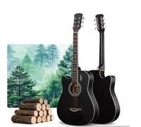 6-String Acoustic Guitar Starter Kit with Gig Bag, Strings, Strap, Pitch Pipe, and Picks, 38-Inch