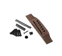 6 String Acoustic Guitar Wood Bridge Saddles Nut Slotted With 6 Pins Acoustic Rose Slotted Saddles Nut Pins Set Rosewood Parts Setup Tools