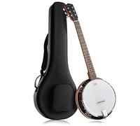 6 String Banjo Guitar with Closed Back Resonator and 24 Brackets