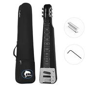 6 STRING BLACK ELECTRIC LAP STEEL GUITAR