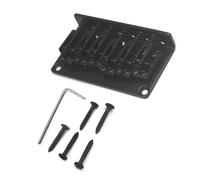 6 String Electric Bass Guitar Fixed Bridge Double Channel Alloy Guitar Hardtail Bridge Suitable For Playabilitys Professional Bass Accessory