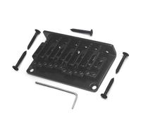 6 String Electric Bass Guitar Fixed Bridge Double Channel Alloy Guitar Suitable for Hardtail Bridge Playability