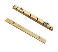 6 String Electric Guitar Brass Nut 42mm Length Adjustable Screw Mechanism For Personality Height Setups Adjustable Action Nut